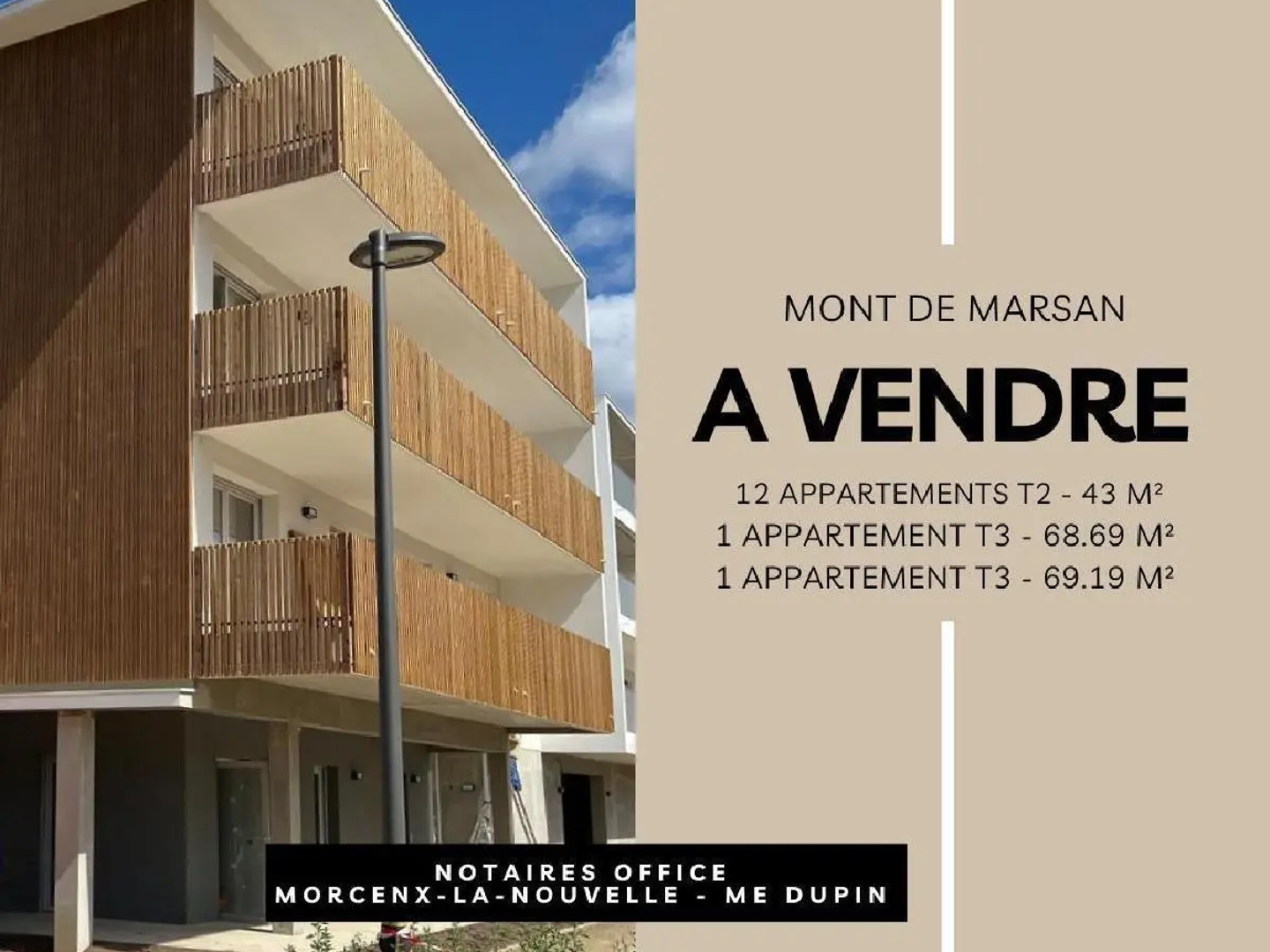 Appartement 3 pièces 69 m²