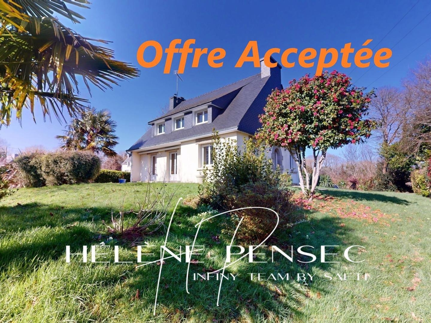 Maison 4 chambres, avec vie de plain-pied, sous-sol complet et jardin arboré de 1 000 m².