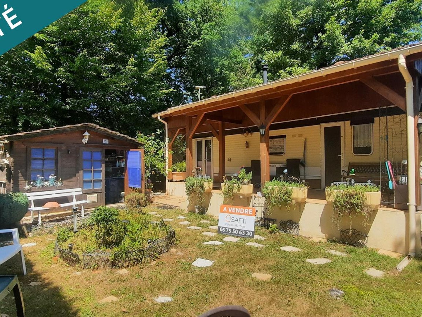 Terrain de loisir dans un écrin de verdure