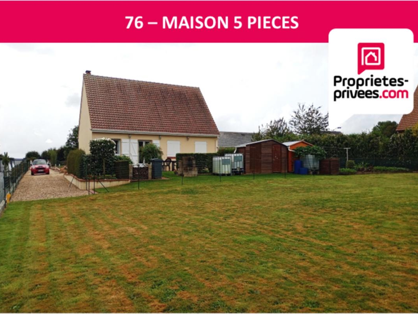 Buchy , Pavillon 5 pièces 78 m2, sur parcelle divisible de 2015 m²