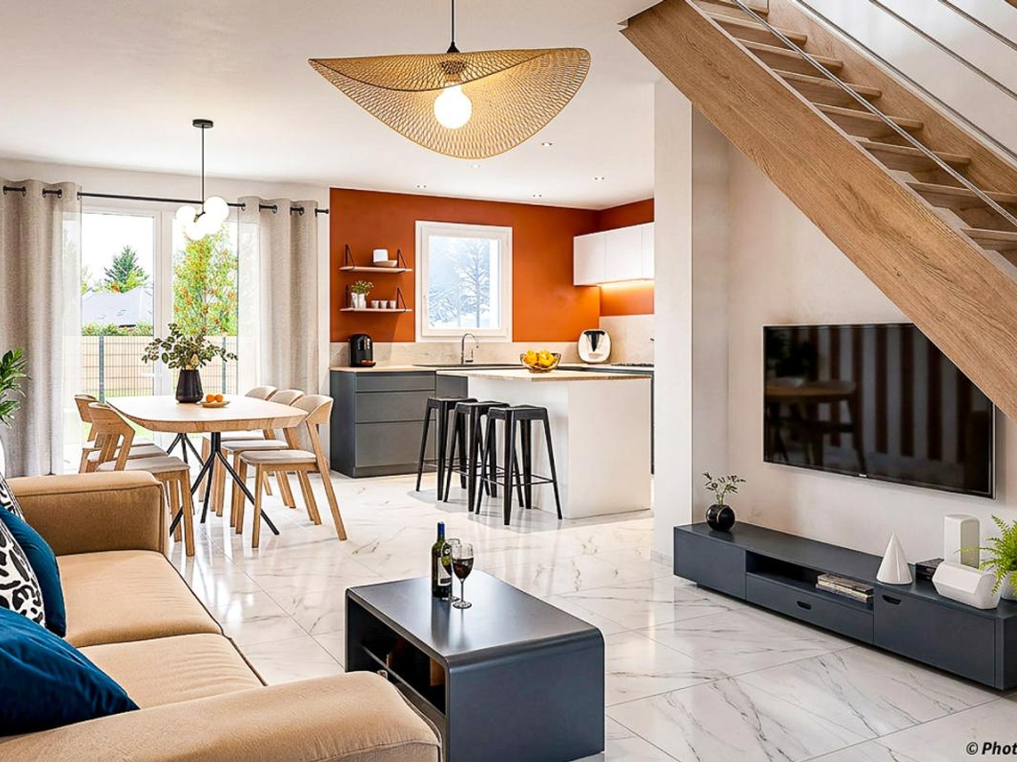 Terrain + maison 82 m²