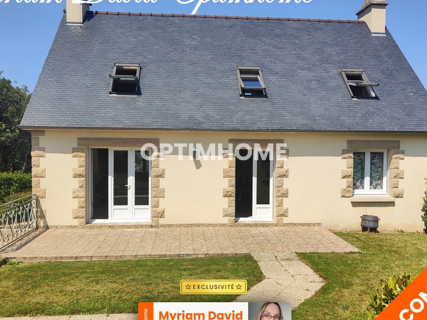 🏠 Maison familiale à rafraîchir - Rostrenen - Jardin, 4 chambres