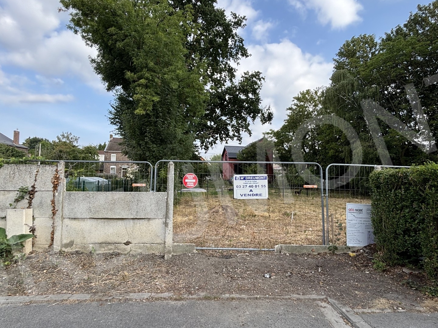 Terrain à vendre - 810m2 - Condé-Sur-L'escaut (59163)