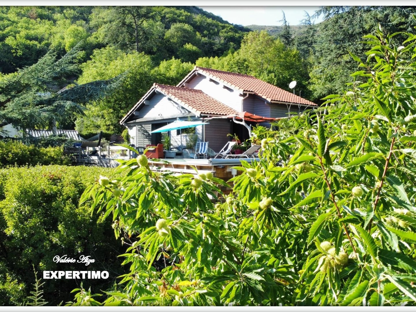 Maison avec piscine et terrain attenant