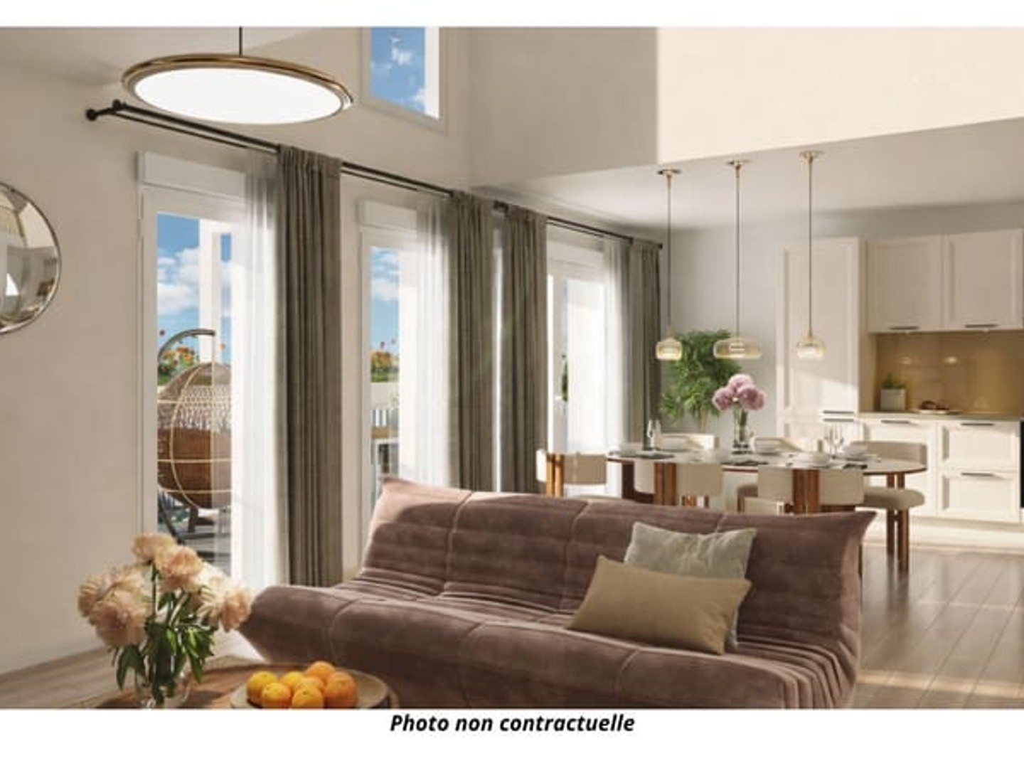 T3 parking et terrasse Écoquartier Vetrotex à Chambéry