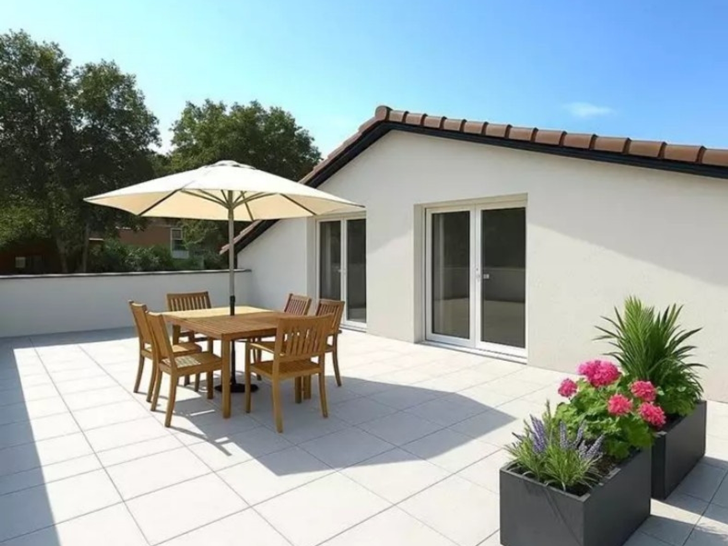 SUPERBE T4 DE 85 M2 AVEC GRANDE TERRASSE DE 62 M2