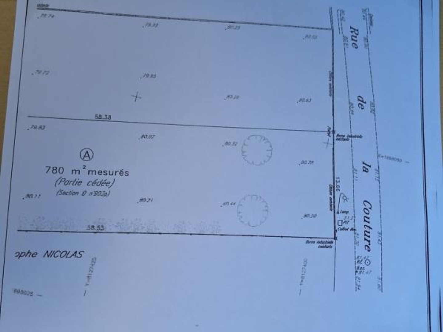 Terrain à vendre - 780m2 - Esmans (77940)