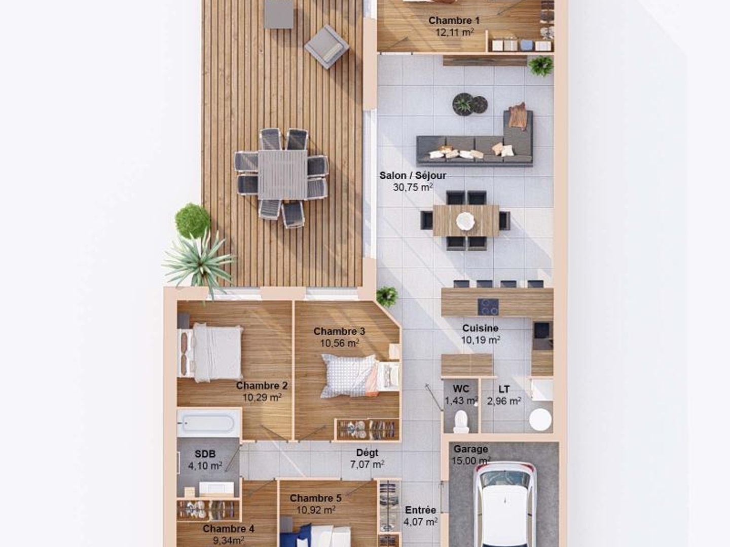 Maison à vendre - 117m2 - Voeuil-Et-Giget (16400)