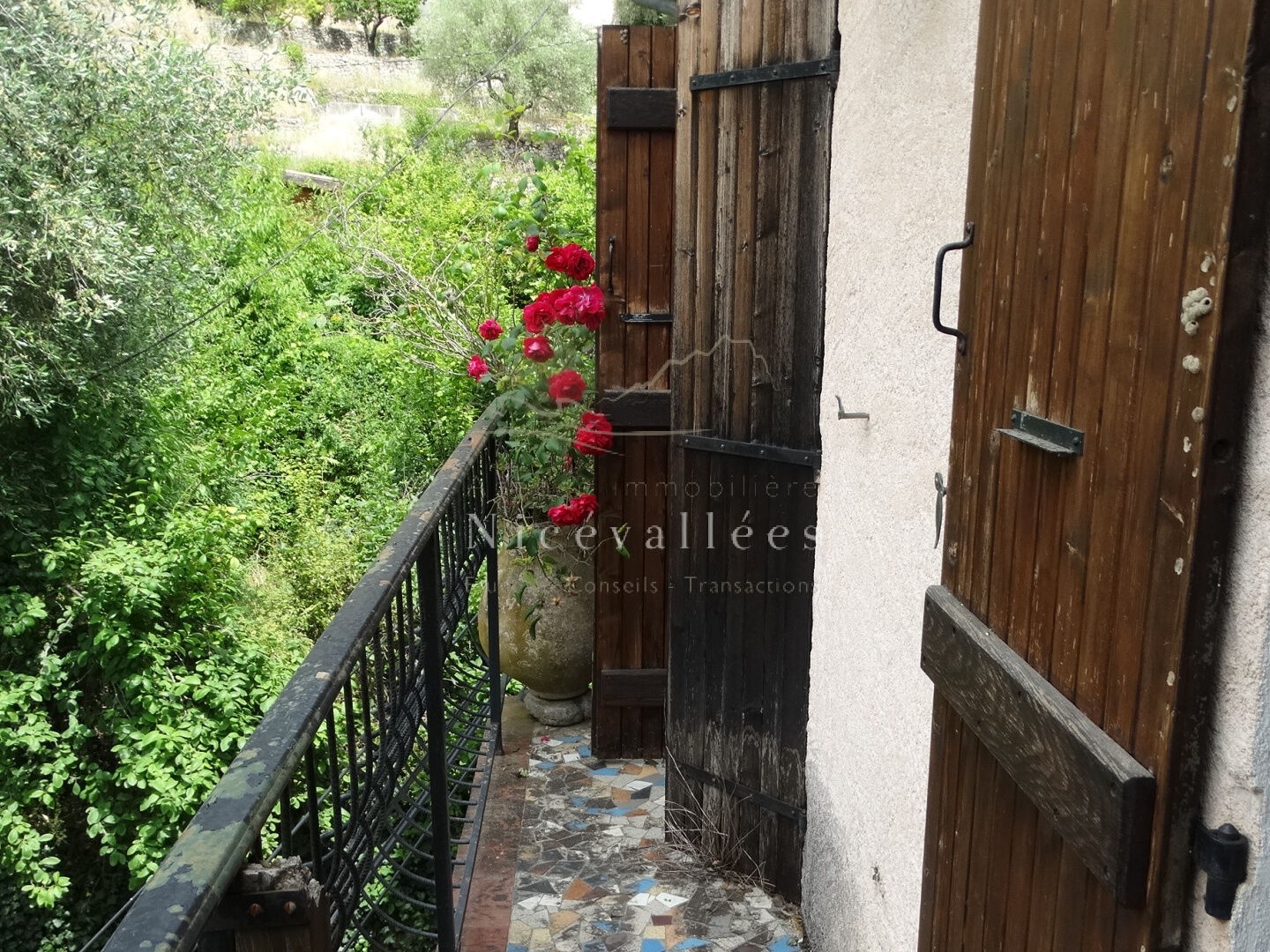 Jolie maison avec jardin sise sur la commune du Cros d'Utelle