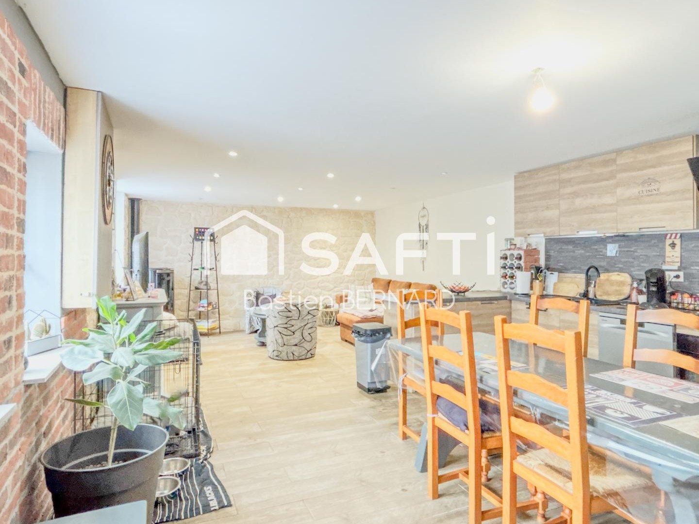 Maison à vendre - 2 pièces - 53m2 - Lignerolles (27220)
