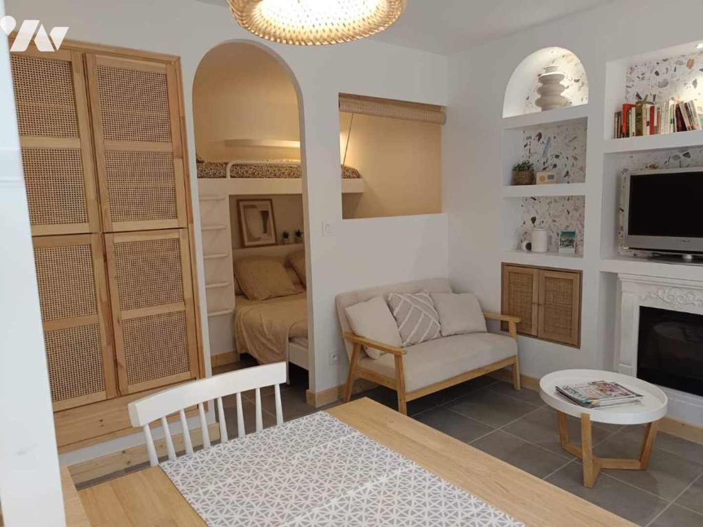 Studio 1 pièce 19 m²