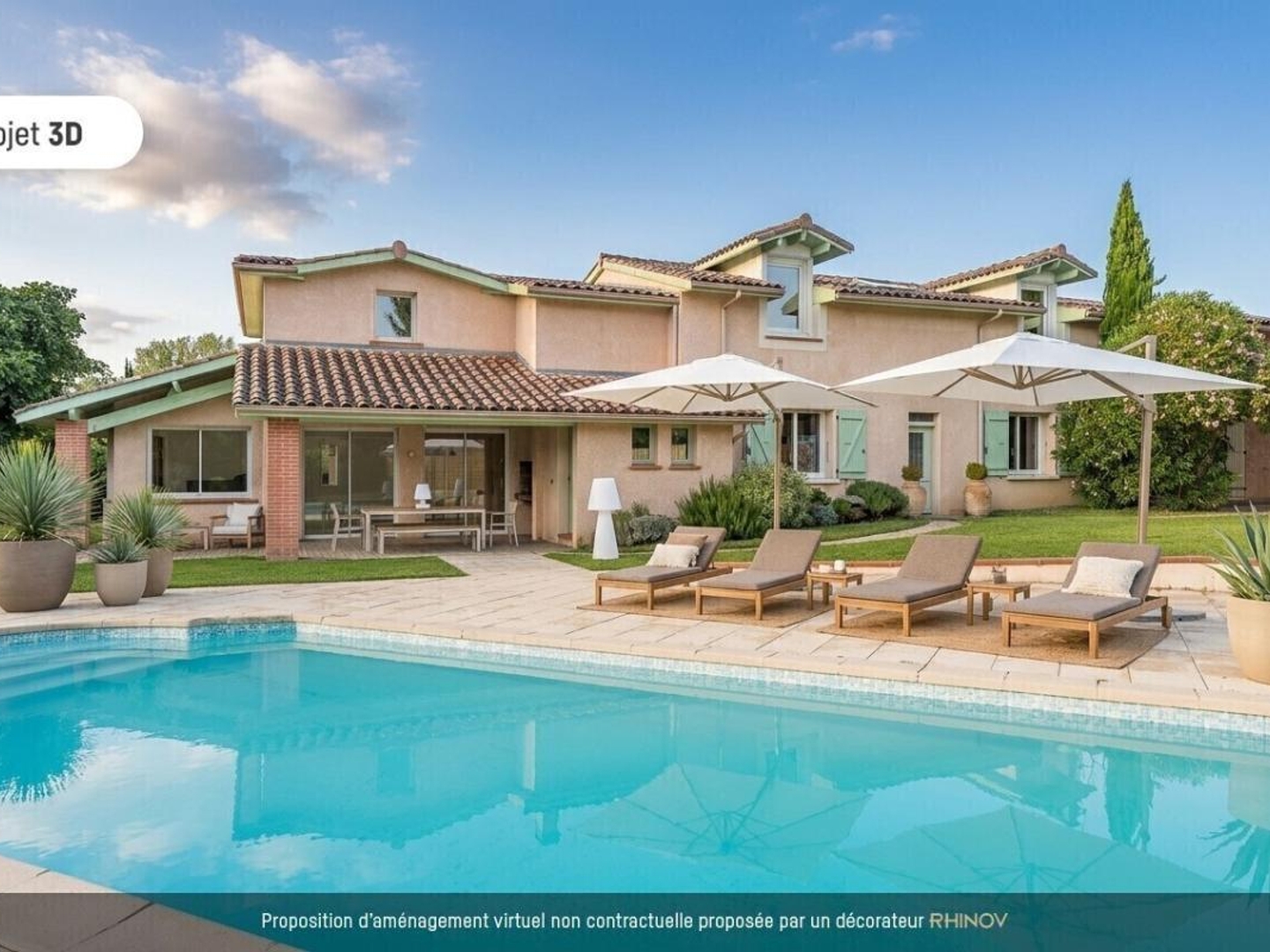 Demeure d'exception de 1850 - 350 m² habitables en bord de Garonne