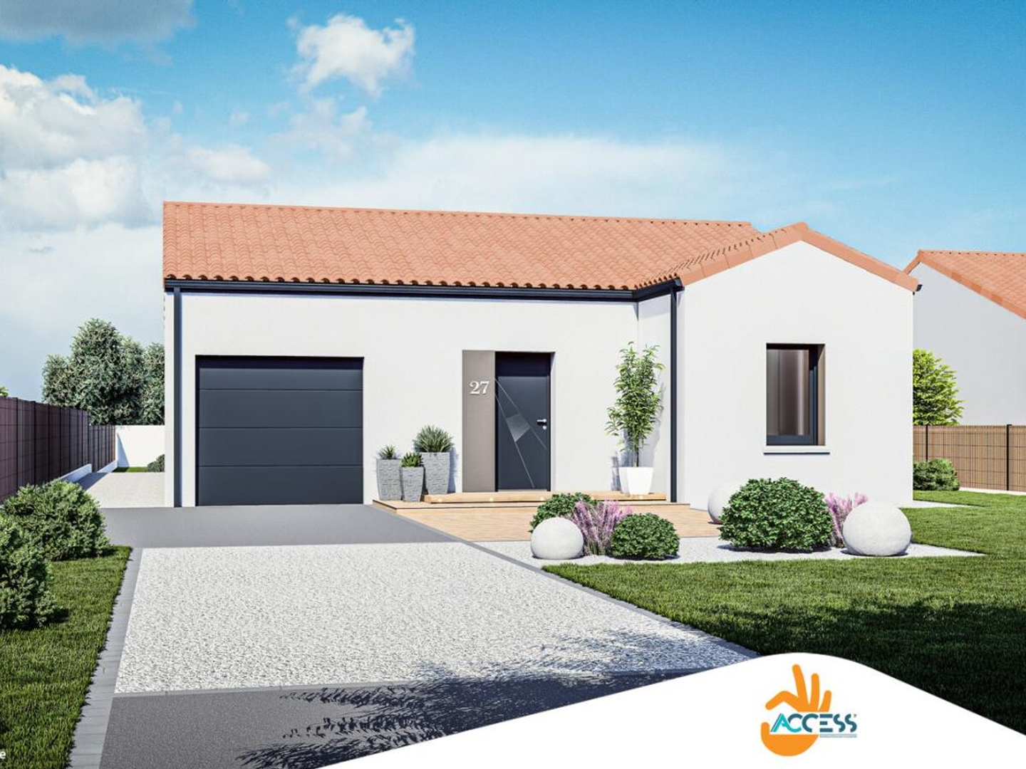 Terrain + maison 60 m²