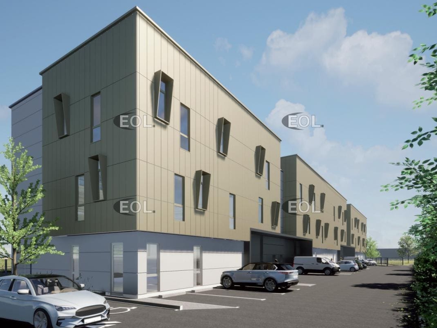 A vendre locaux neufs d'entrepôts avec bureaux à partir de 227 m² à Grigny (91)
