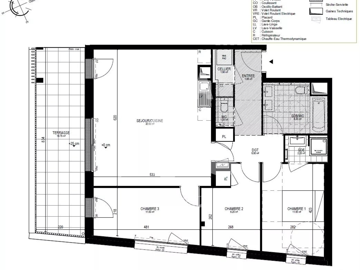 Appartement à vendre - 4 pièces - 85m2 - Pornichet (44380)