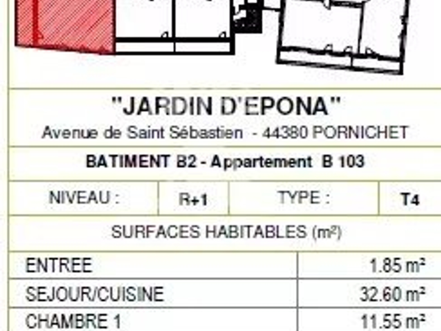 Appartement à vendre - 4 pièces - 85m2 - Pornichet (44380)