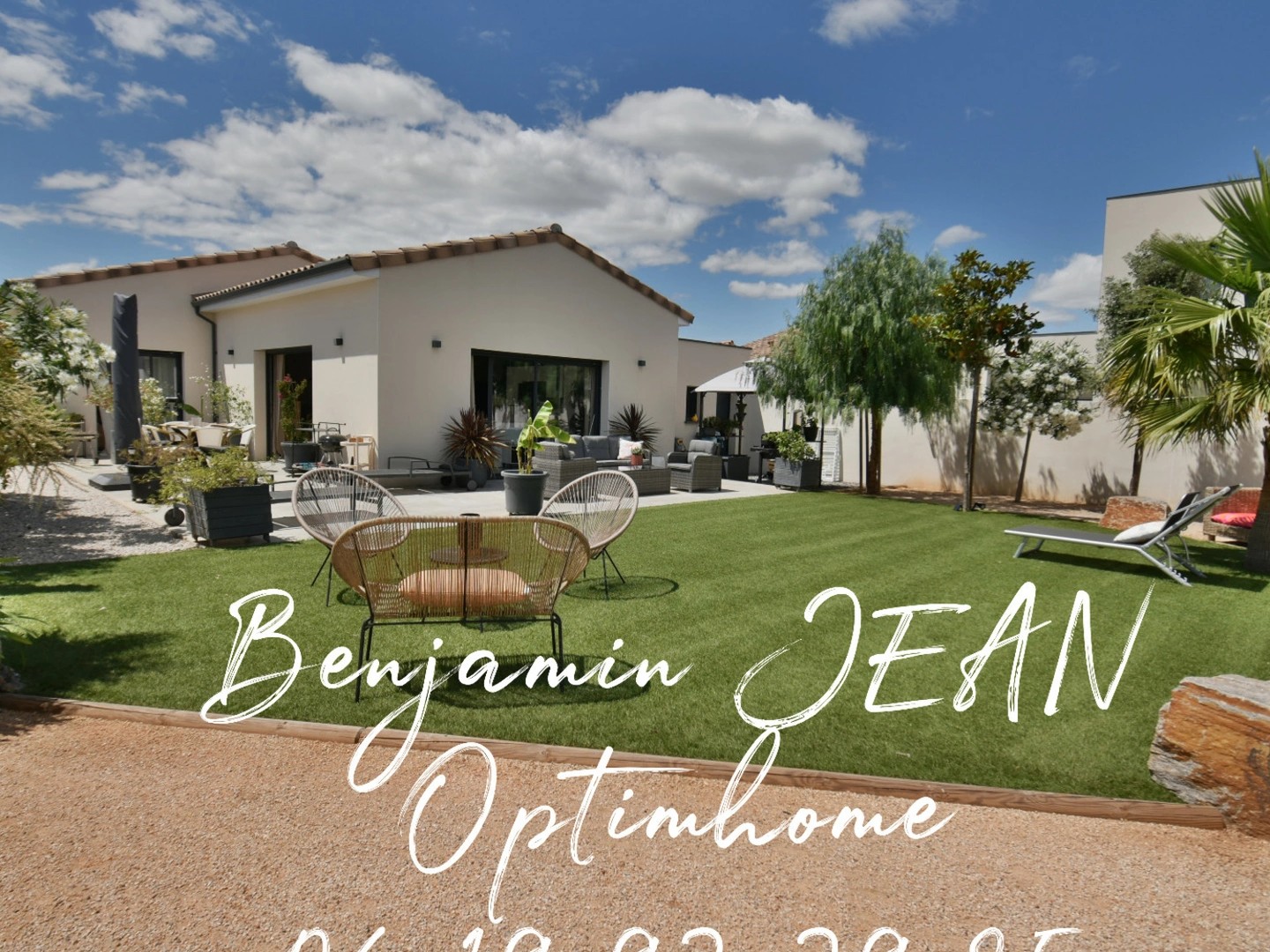 Villa lumineuse avec jardin d'exception - Lespignan