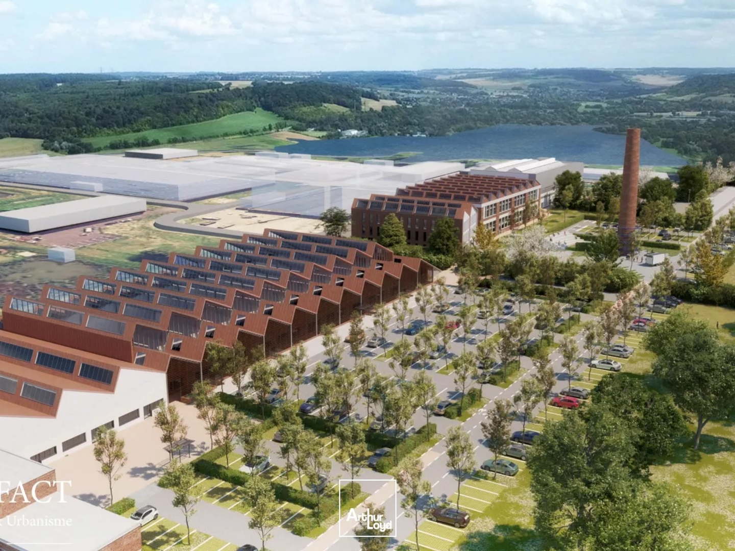 Bureaux à vendre - 13100m2 - Arques-La-Bataille (76880)