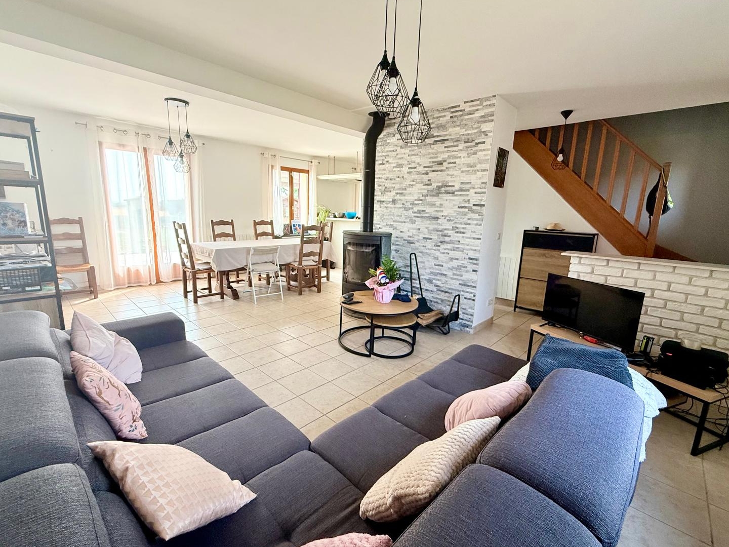 Maison familiale 123 m2 5 chambres Garage- HODENC L'EVEQUES