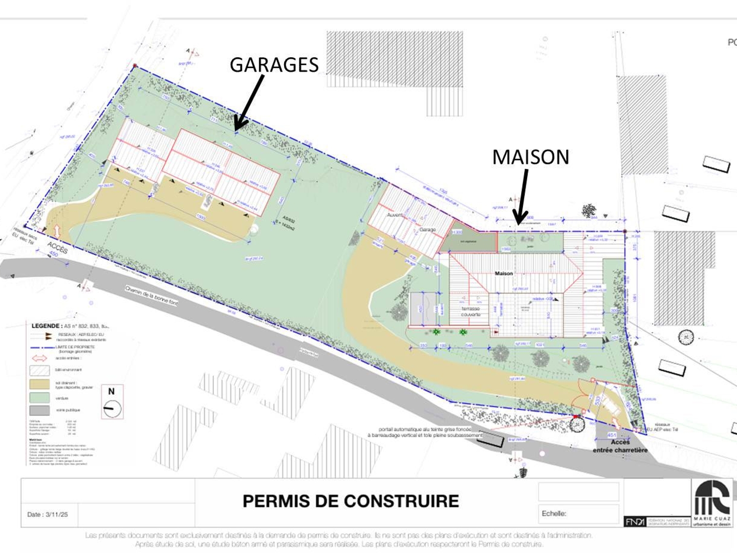 Terrain à vendre - 2000m2 - Le Barroux (84330)