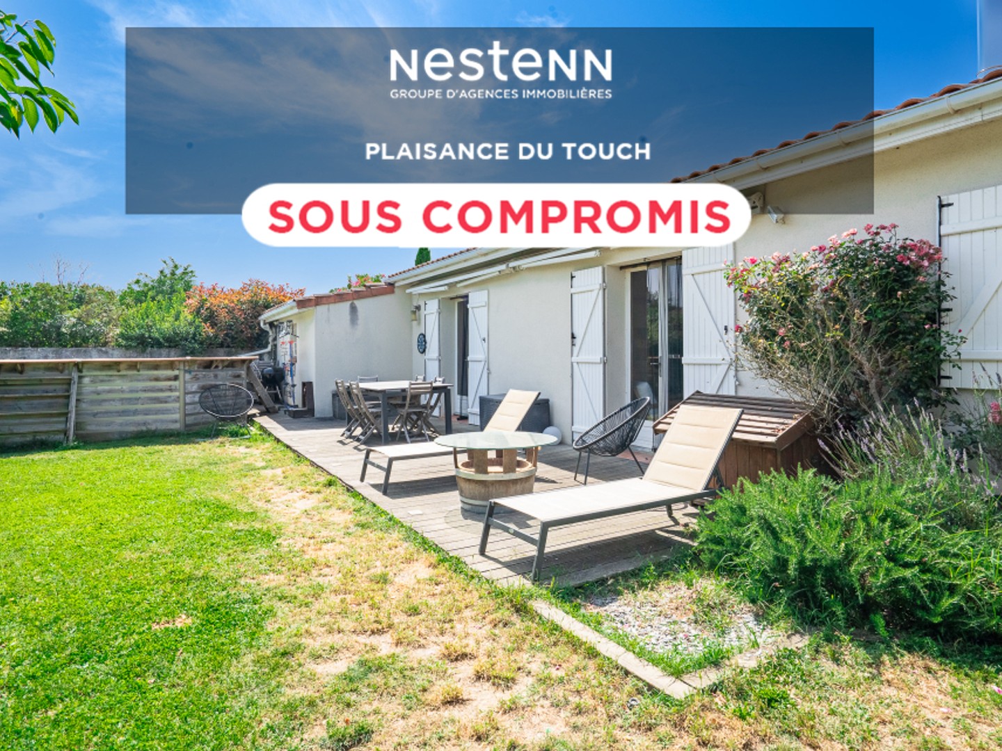A VENDRE - Plaisance du Touch - Maison T5 de 141m² avec double garage et jardin