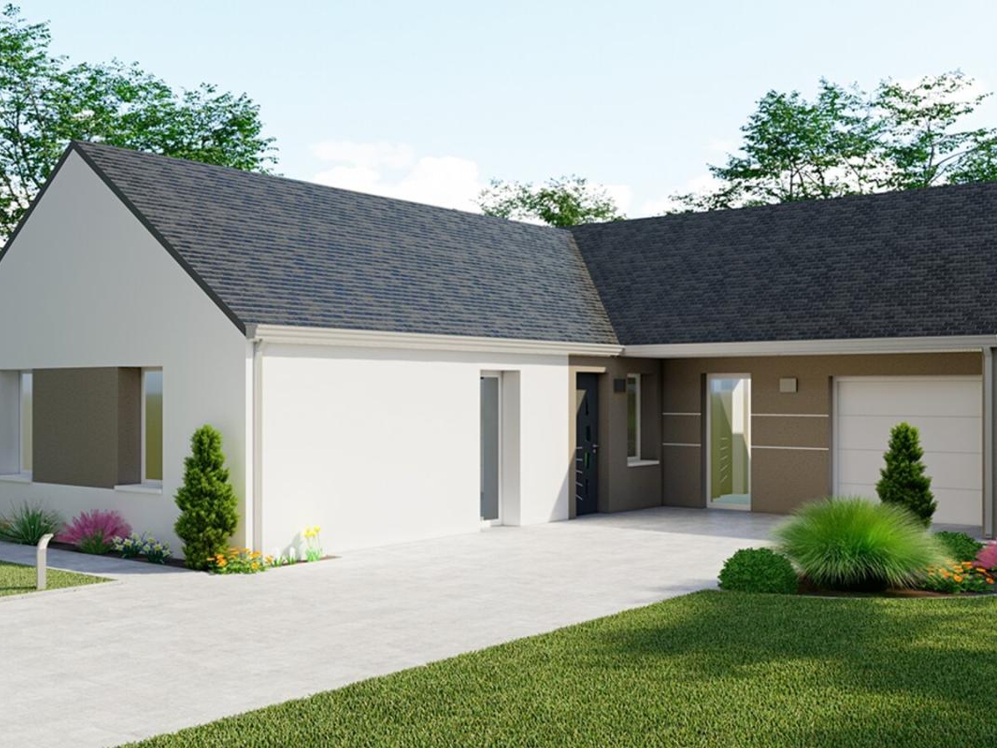 Terrain + maison 106 m²