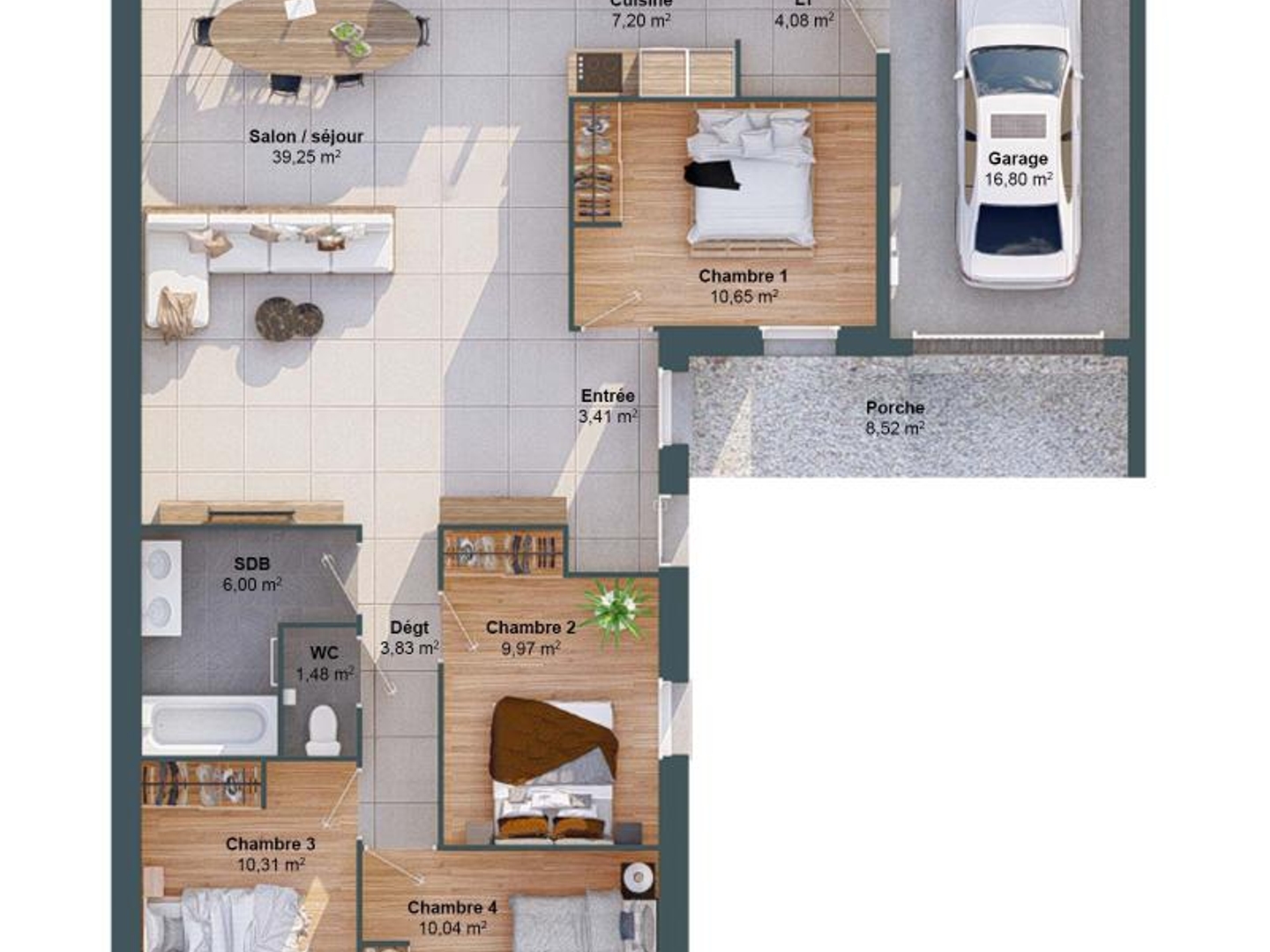 Maison à vendre - 106m2 - Les Monts D'aunay (14260)