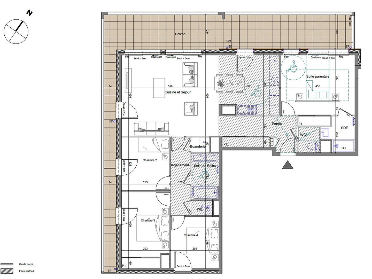 Appartement à vendre - 5 pièces - 119m2 - Neuvecelle (74500)