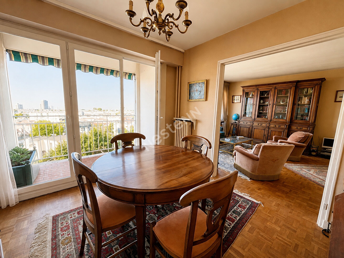 Appartement RENNES - T4 - COLOMBIER - TRAVERSANT- BALCON - CAVE - VUE DEGAGEE
