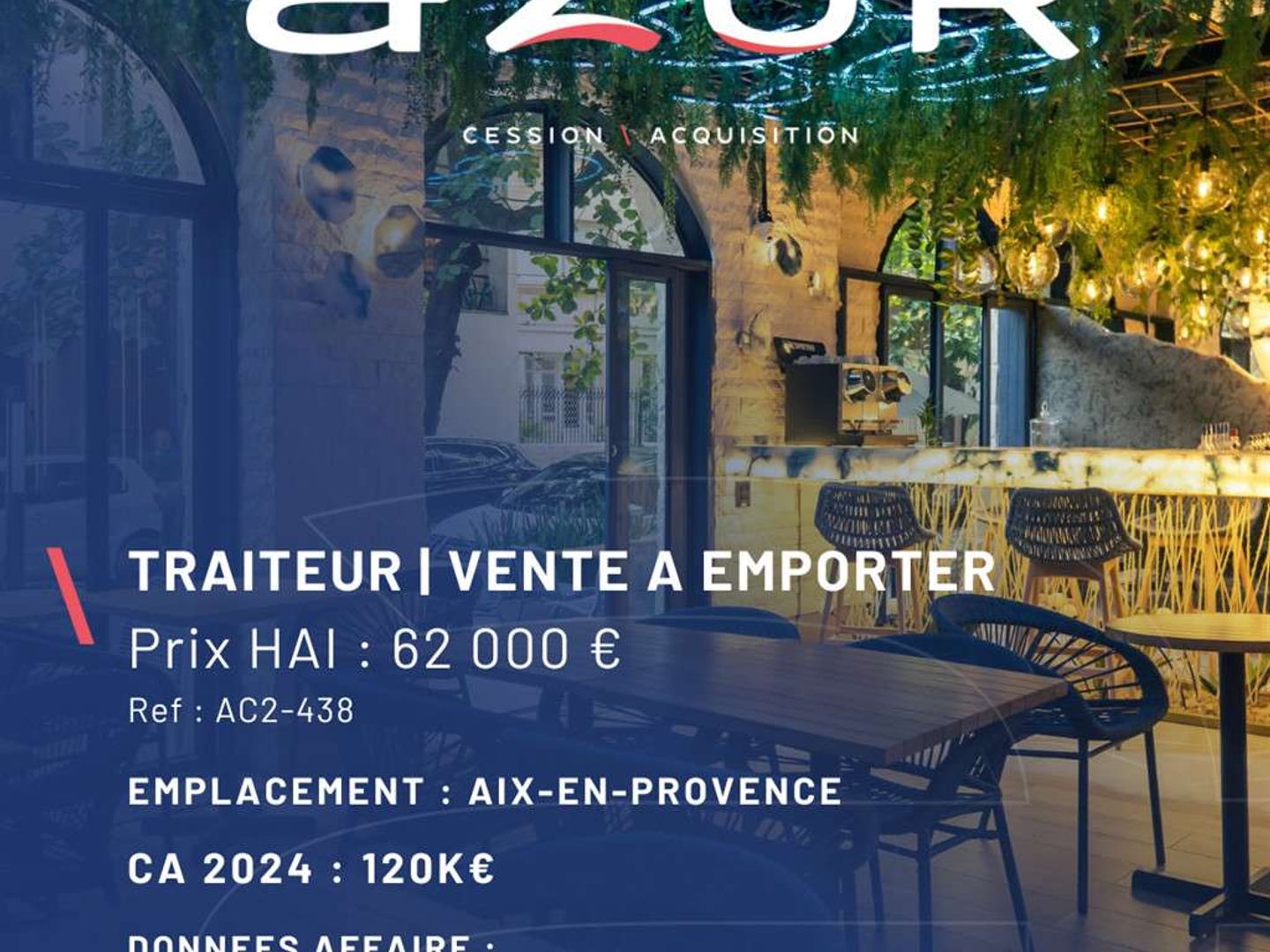 VENTE Traiteur & Vente à emporter Aix en Provence