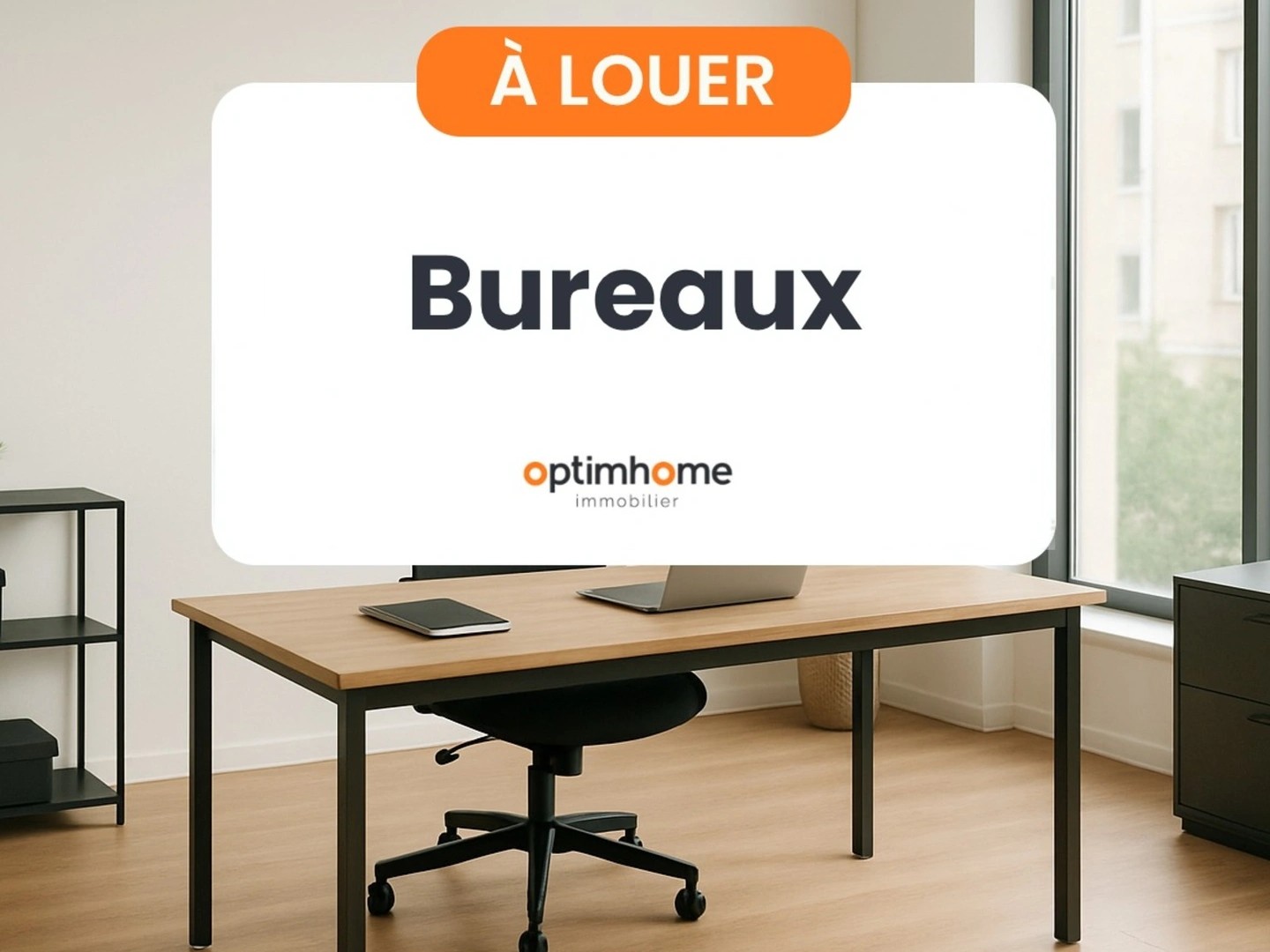 GUJAN MESTRAS Centre Ville - bureau de 13m² libre à louer meublé - toute activité possible (sans nuisances)