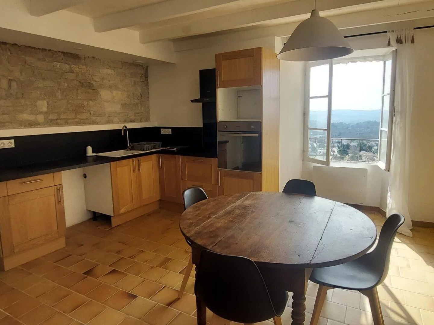 maison de village rénové - Vue imprénable