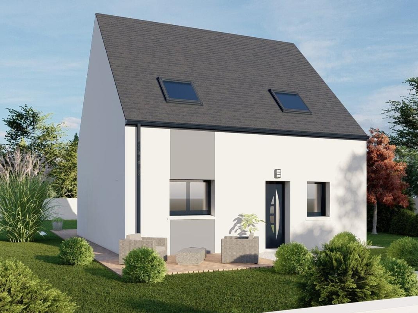 Terrain + maison 92 m²