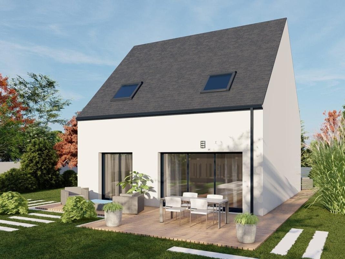 Maison à vendre - 92m2 - Le Temple-De-Bret... (44360)