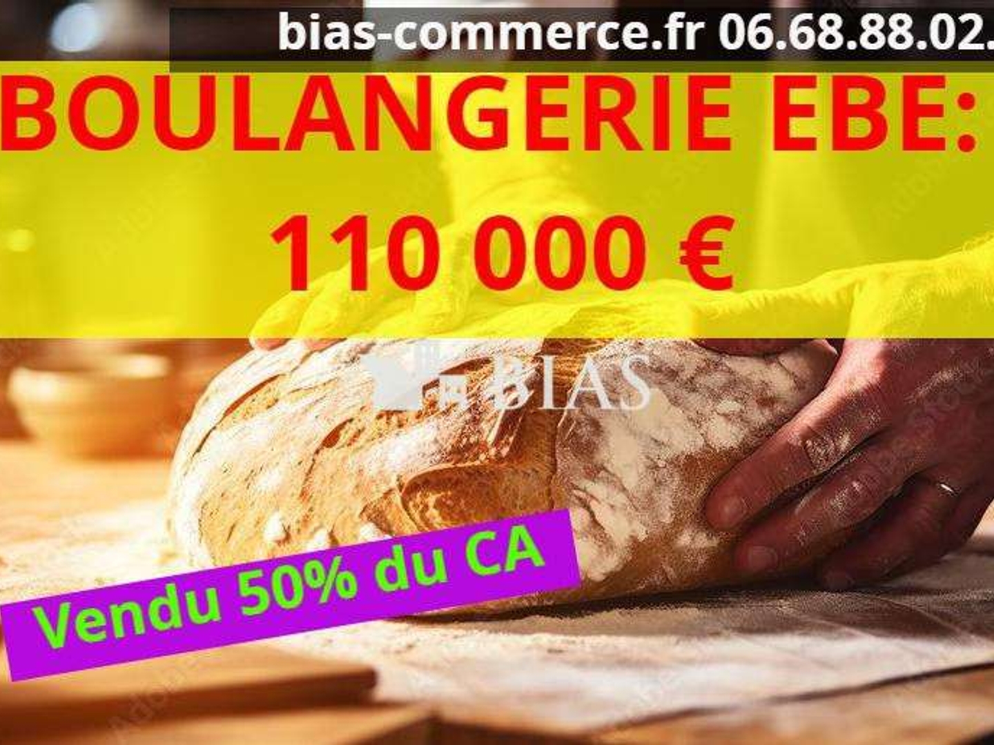 AV boulangerie-pâtisserie 1er ordre secteur Dieppe