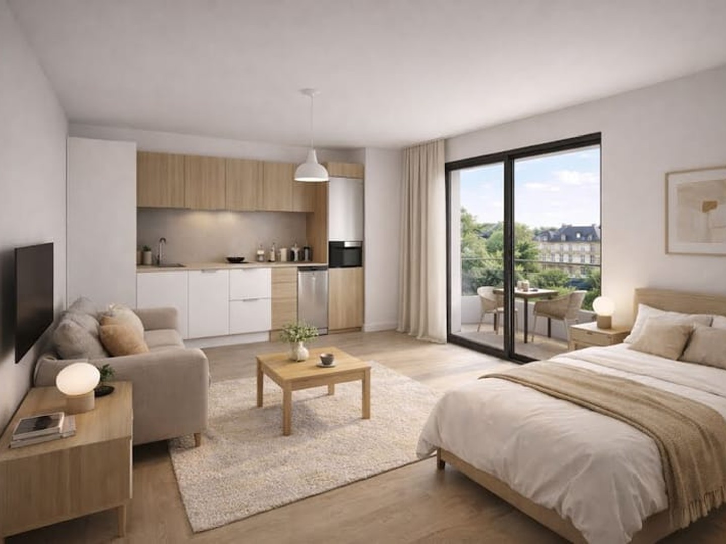 Studio 1 pièce 26 m²