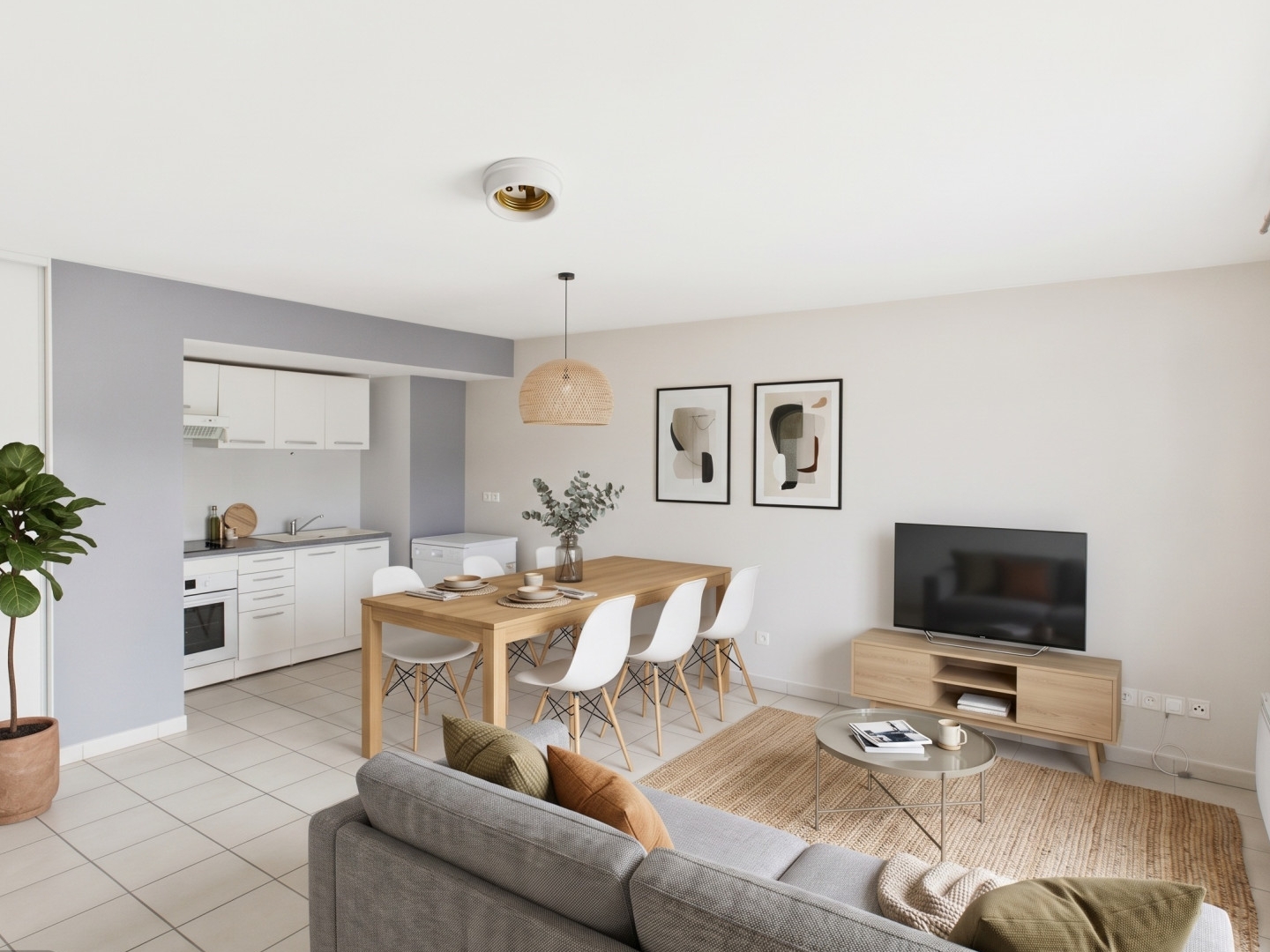 Appartement de type 3 - 30 min de Genève