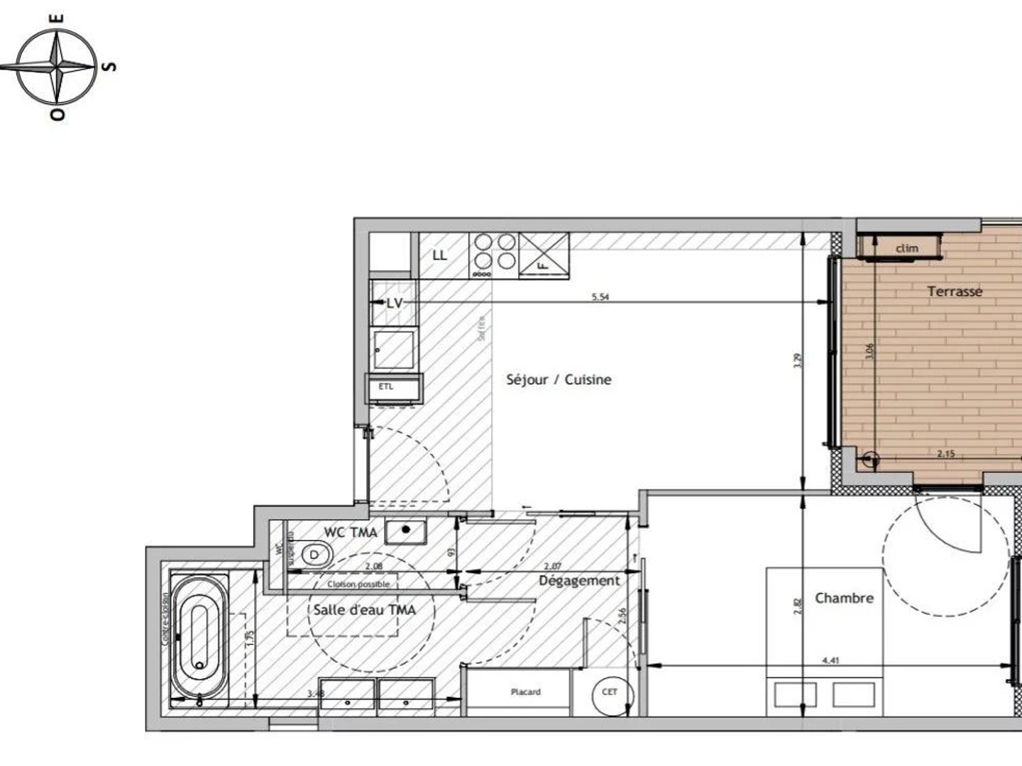 Appartement à vendre - 2 pièces - 44m2 - Antibes (06160)