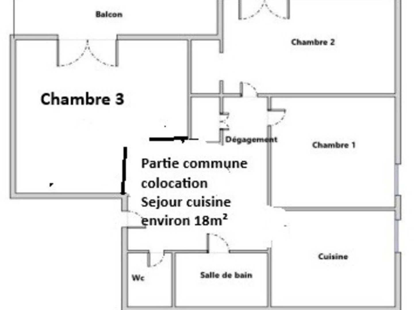 Appartement à vendre - 4 pièces - 58m2 - Villeurbanne (69100)