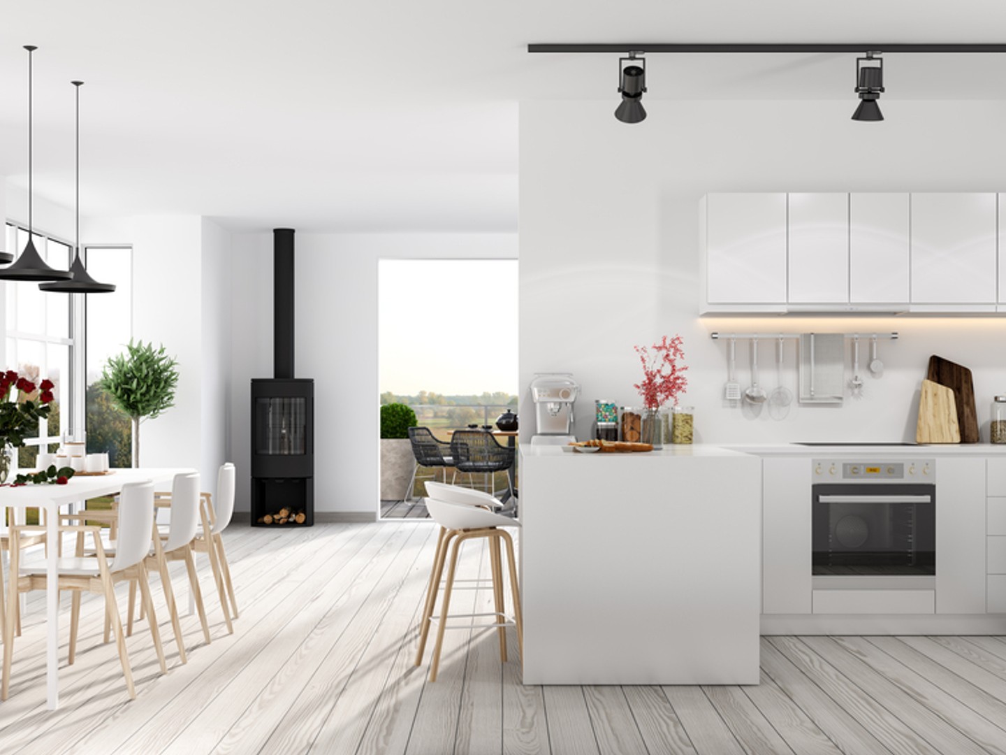 COLLONGES-AU-MONT-D'OR - Appartement T4 avec terrasse, garage et parking