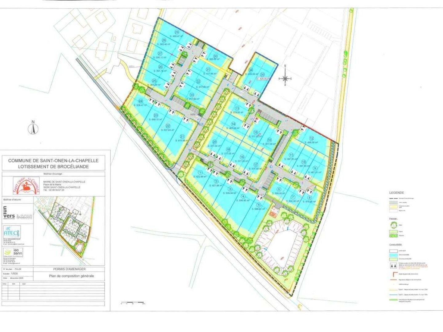 Terrain 300 m²