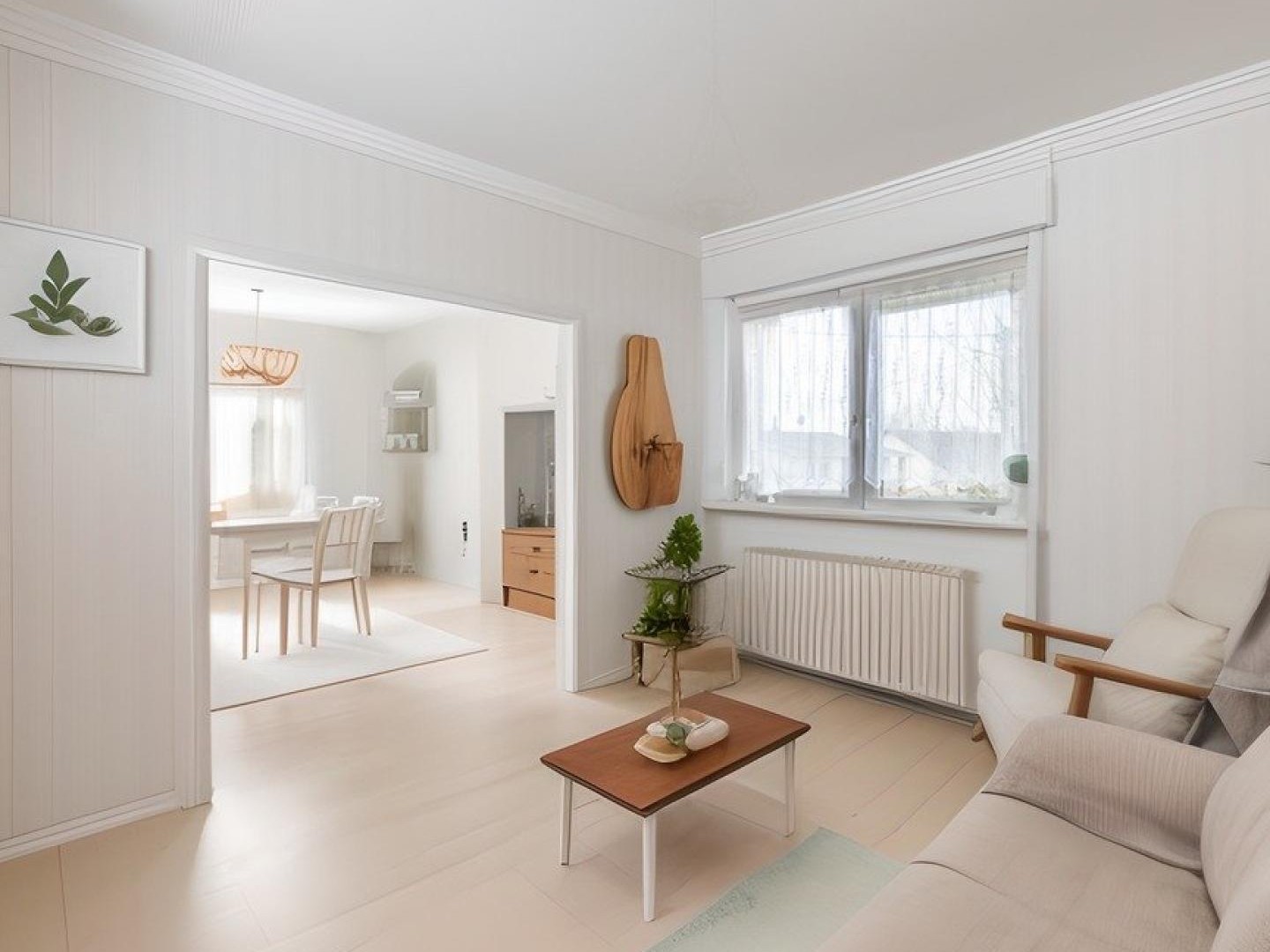 Maison individuelle avec 3 chambres (5 possibles) sur terrain de plus de 950m2