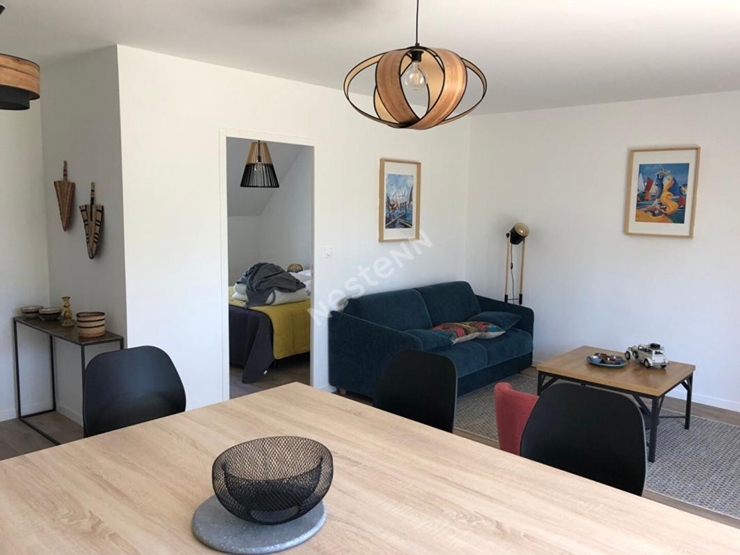 Appartement à vendre - 2 pièces - 45m2 - Le Tour-Du-Parc (56370)
