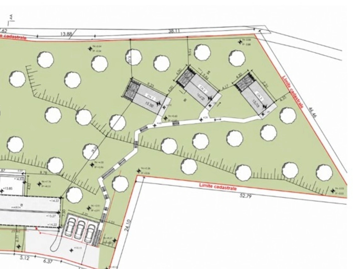 Terrain 3577 m²