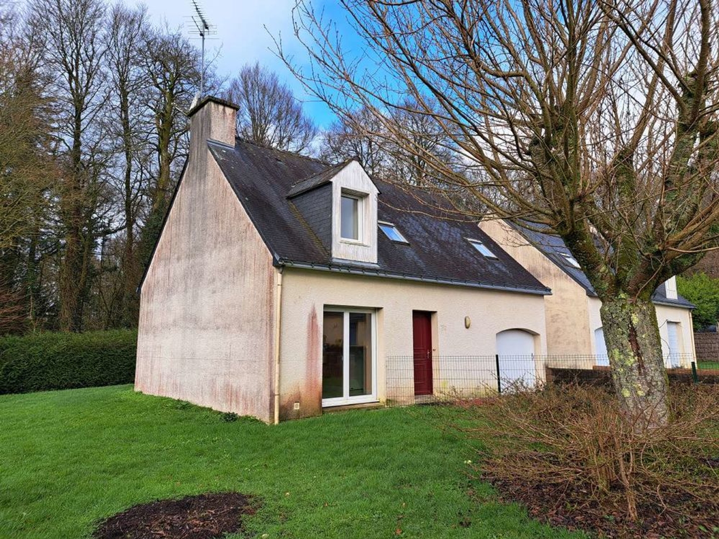 GOURIN A VENDRE MAISON Vente HLM loi ELAN Le Tronjoly, environnement calme et verdoyant