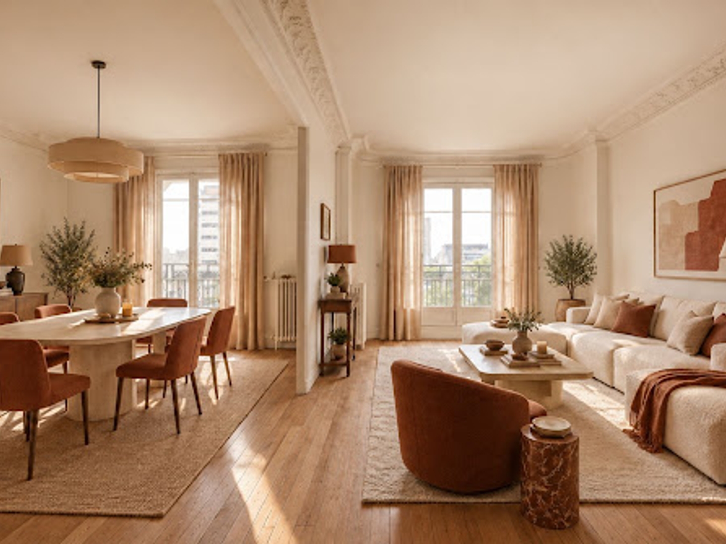Appartement à vendre - 4 pièces - 108m2 - Paris 16e (75016)