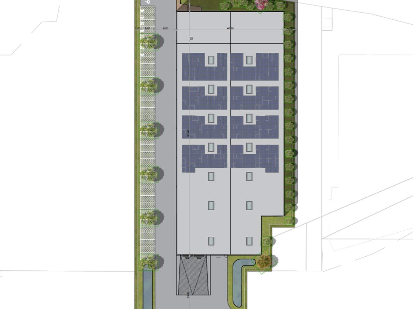 Vente / Local industriel - 3967 m²