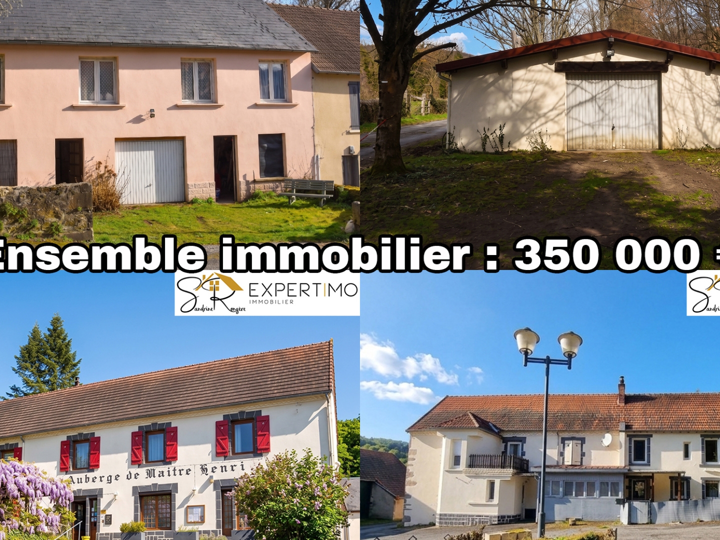 Maison et dépendances de 394 m² sur 2342 m² de terrain