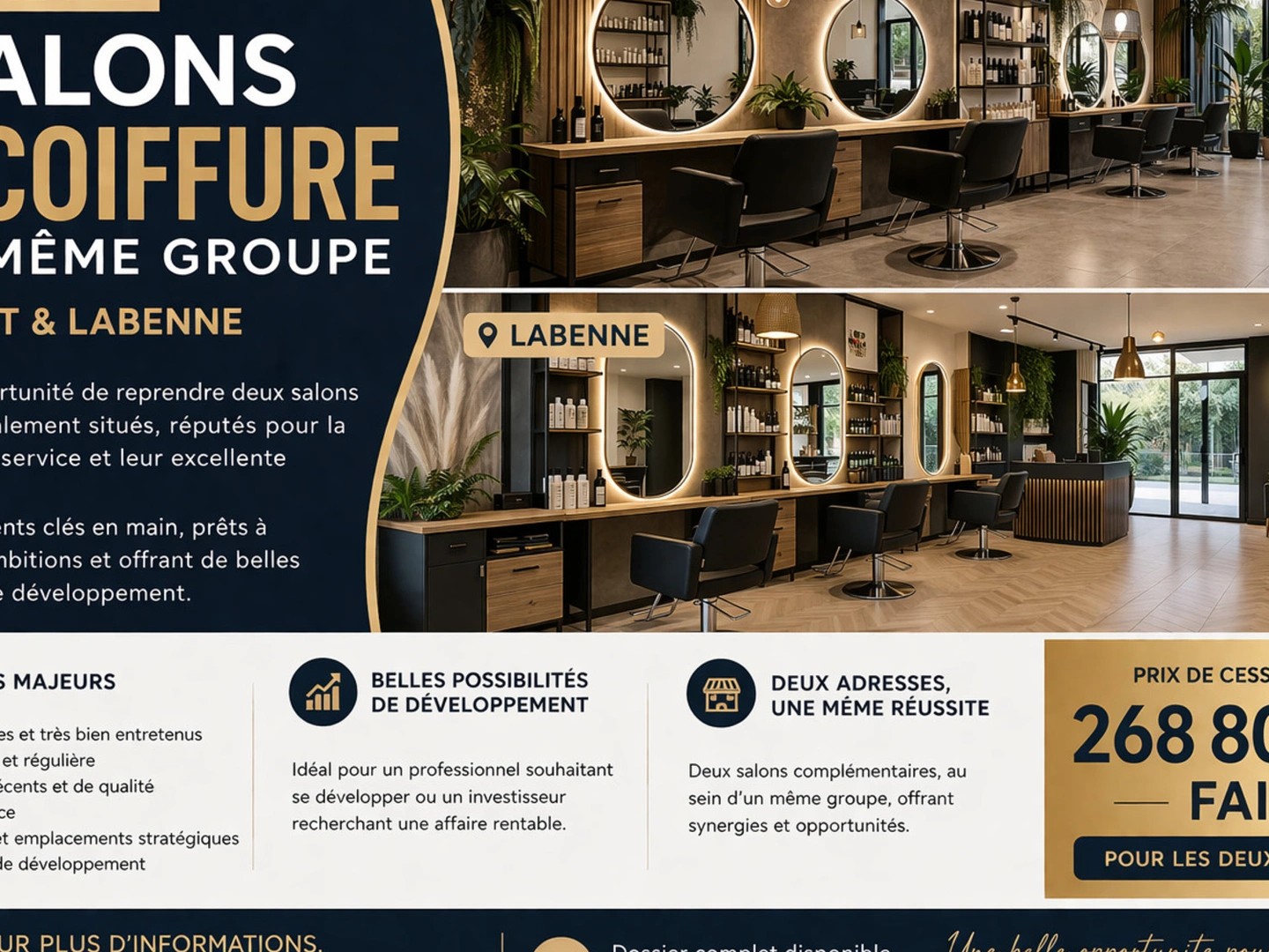 Fonds de commerce 6 pièces 130 m²