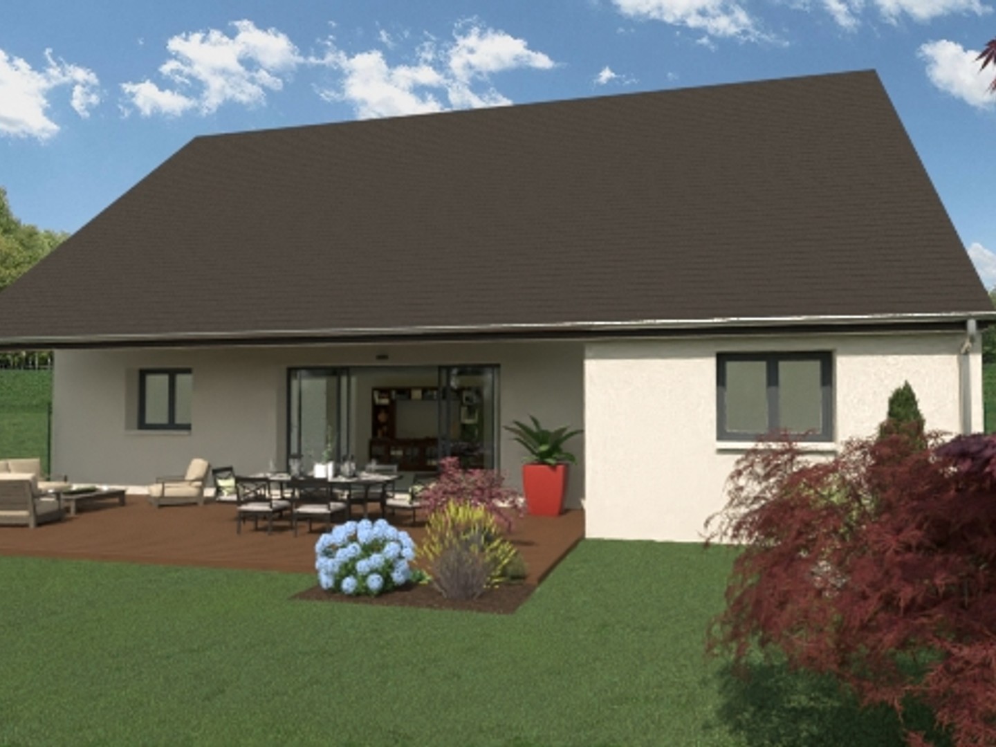 Maison à vendre - 5 pièces - 120m2 - Saint-Juvat (22630)